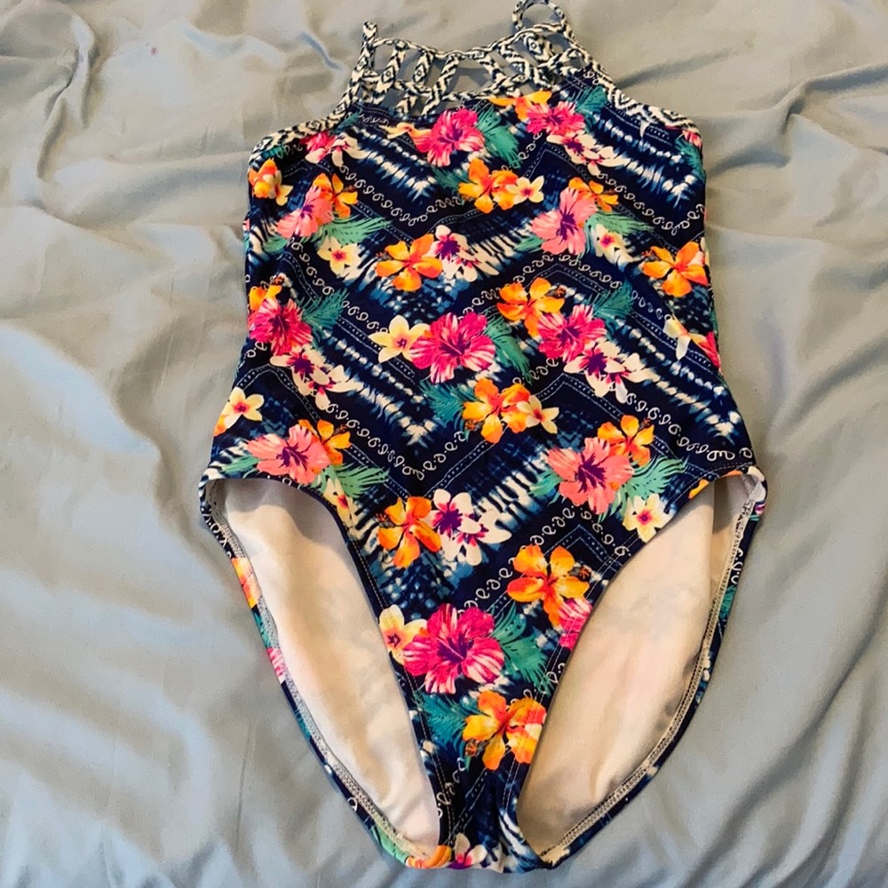 floral swimsuit